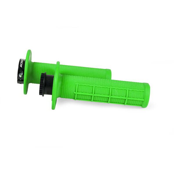 Rtech R20 LOCK-ON GRIPS HALF WAFFLE, NEON GREEN