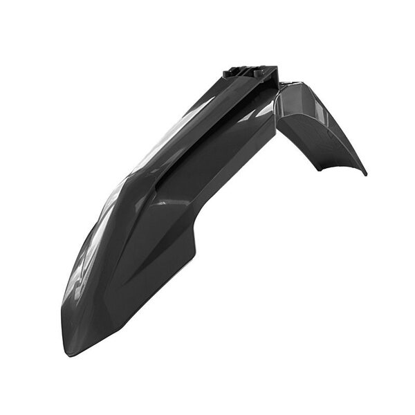 Rtech Front Fender, BLACK, KTM 24 450 EXC-F, 23-24 450 SX-F, 24 250 EXC/250 EXC-F, 23-24 250 SX/250 SX-F, 24 350 EXC-F/150 EXC/300 EXC/500 EXC-F, 23-24 350 SX-F, 23-24 125 SX/300 SX