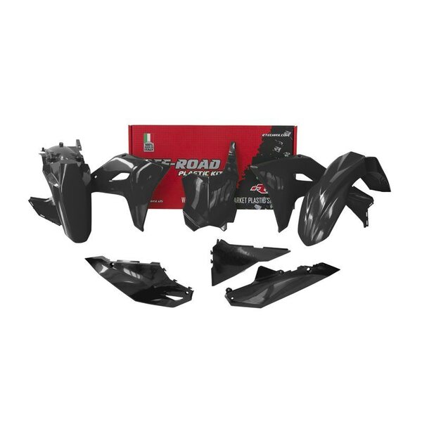 Rtech Plastic Kit, BLACK, Kawasaki 24 KX450