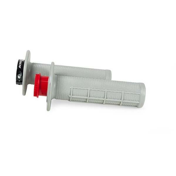 Rtech R20 LOCK-ON GRIPS HALF WAFFLE, GREY