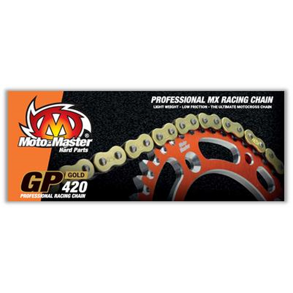 Moto-Master Chain MX GP-Gold, 134 Link, 420