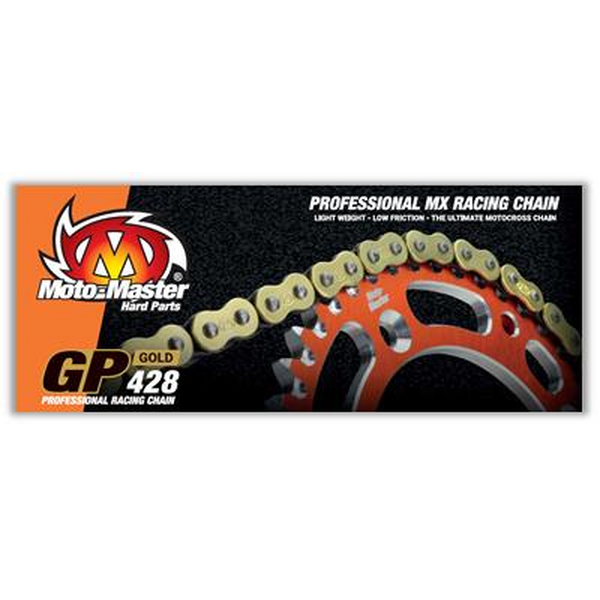 Moto-Master Chain MX GP-Gold, 134 Link, 428