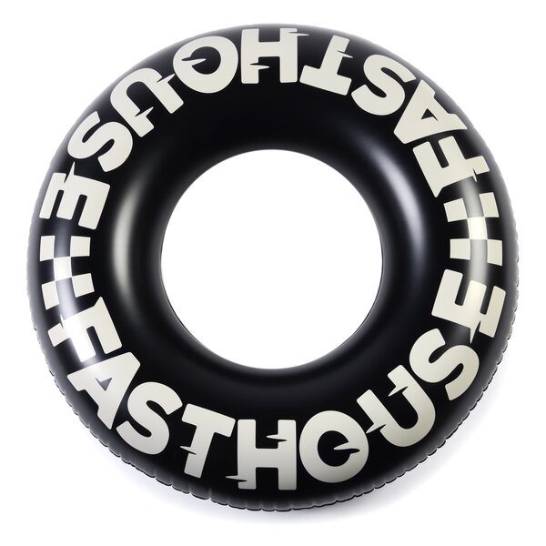 Fasthouse Twister Pool Floatie, Black/Gray