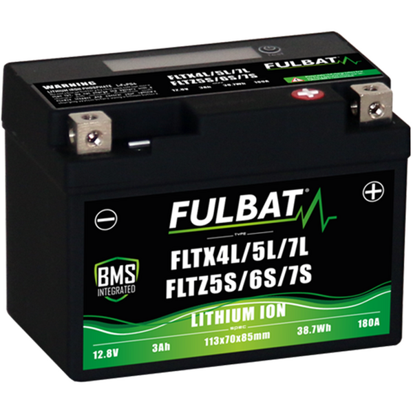 Fulbat Lithium-Ion Battery, KTM 03-24 450 EXC-F, 07-24 450 SX-F, 01-06 250 EXC, 10-17 250 EXC, 18-22 250 EXC TPI/300 EXC TPI, 23-24 250 EXC/250 SX, 03-24 250 EXC-F, 14-20 250 Freeride, 12-24 250 SX-F, 11-24 350 EXC-F, 12-16 350 Freeride/500 EXC, 10-24 35