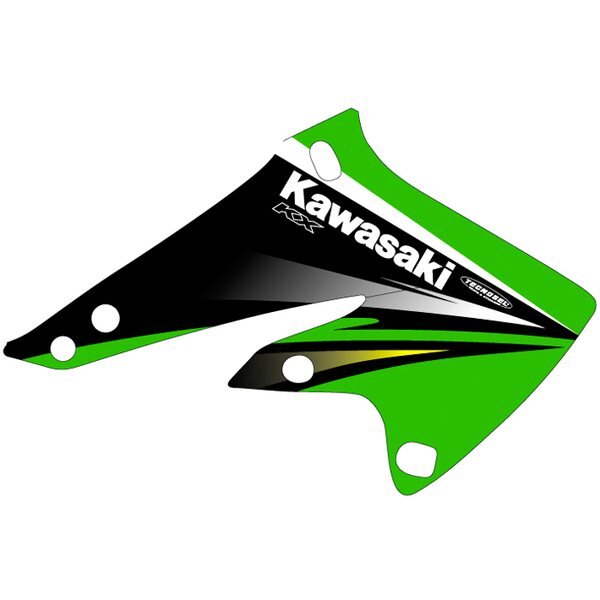 Tecno-X Tank & Radiator Sticker KXF 250, 2004-05, Kawasaki 04-05 KX250F