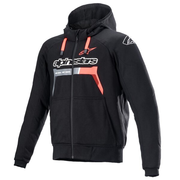 Alpinestars Huppari Chrome Ignition Musta / Punainen