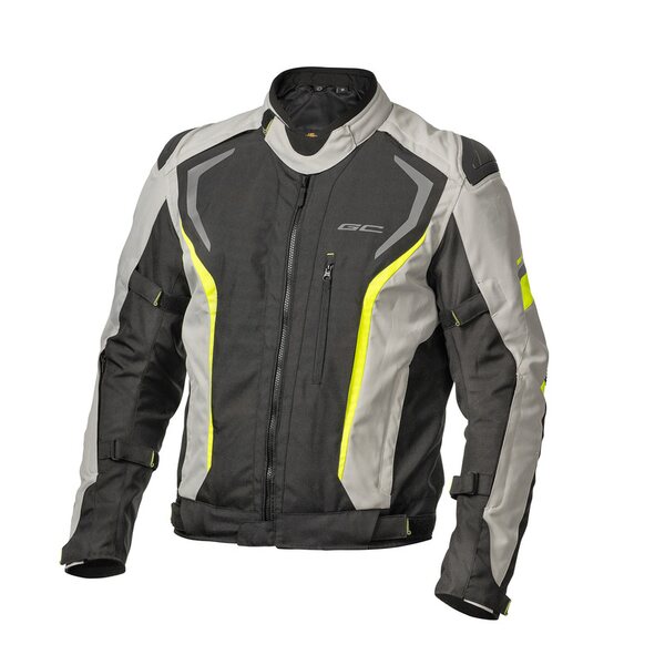 Grand Canyon Bikewear Tekstiilitakki Malibu Vaalean Harmaa / Musta / Keltainen