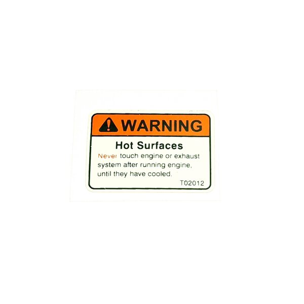 Linhai Warning sticker T02012