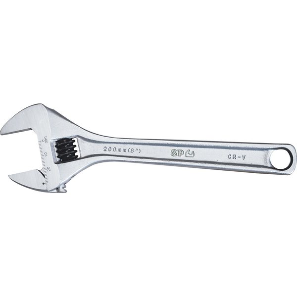 ADJUSTABLE WRENCH PREMIUM WIDE JAW - CHROME - 150mm