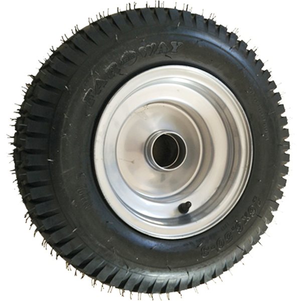Complete tire 16x6.50-8 & rim