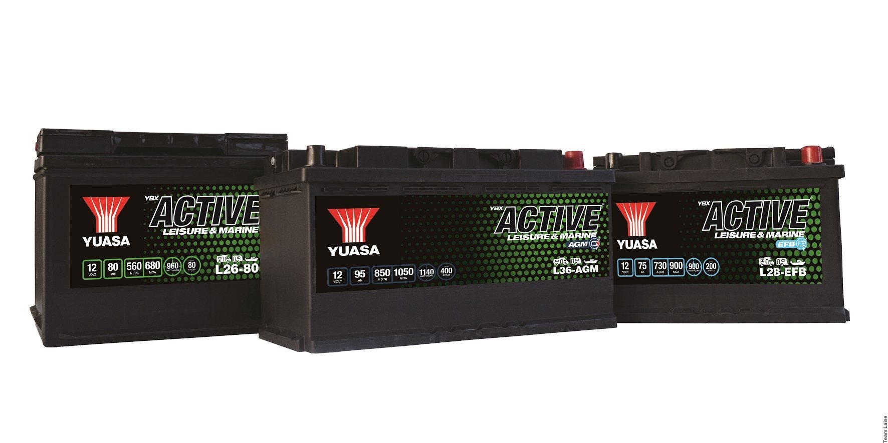 YUASA Batterie 12V - 80Ah - L26-80 